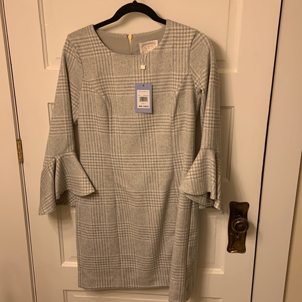 Sail to sable wool blend dress